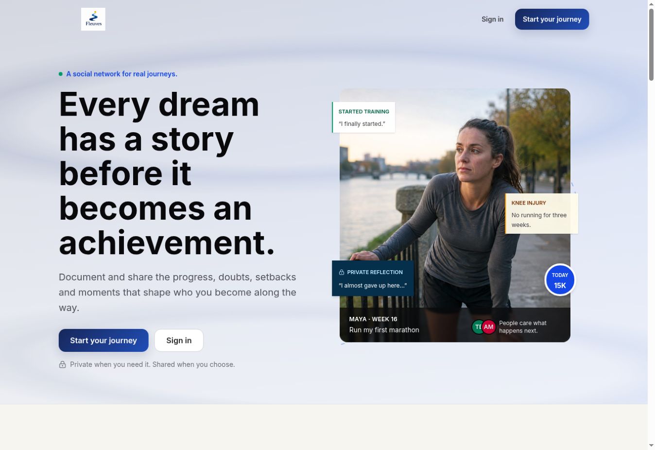 Site officiel du produit Fleuves